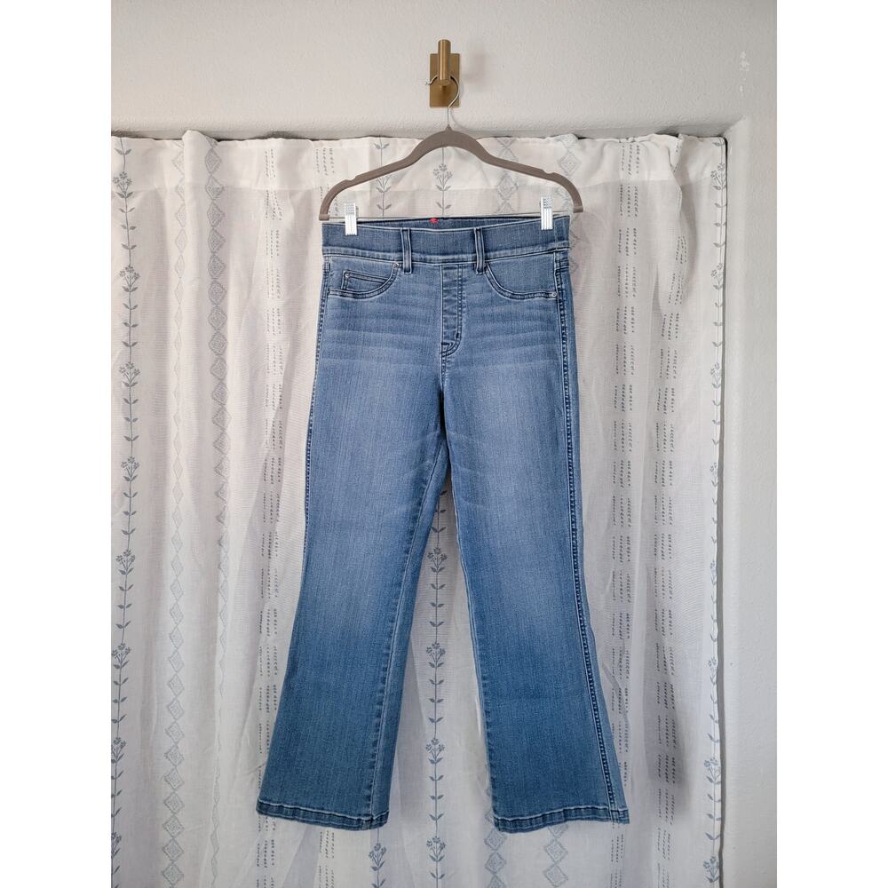 SPANX High Rise Cropped Flare Jeans